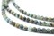 The Bead Chest Round Matte African Turquoise Beads (4mm): Organic Gemstone Round Spherical Energy Stone Healing Power Crystal for Jewelry Bracelet Mala Necklace Making